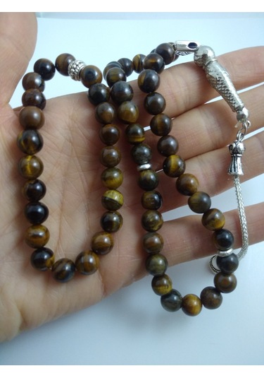 Kaplangözü Taşı Tespih ve Bileklik Takım/ Doğaltaş Tespih-Bilekli N11.5985