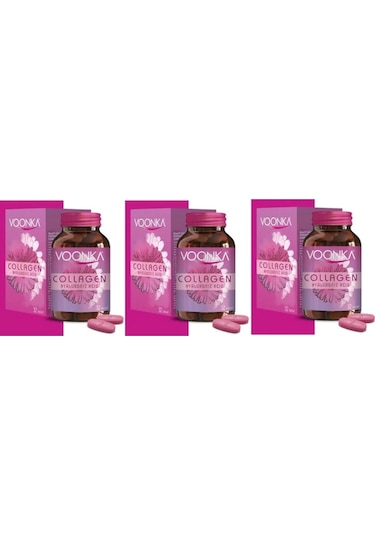 Voonka Collagen Hyaluronic Acid 32 Tablet 3 Adet