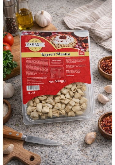 Kayseri Mantısı Özel Yapım El Yapımı 500 Gr Vakumlu