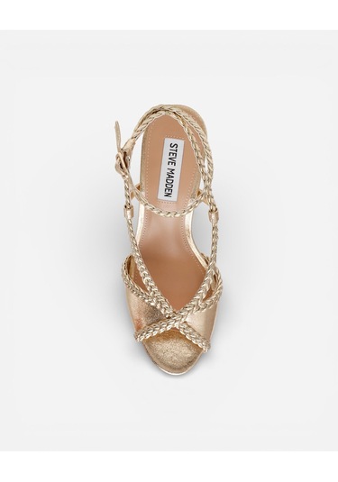 Steve Madden Reynolds Gold Kadın Sarı Topuklu Sandalet Reynolds Gold