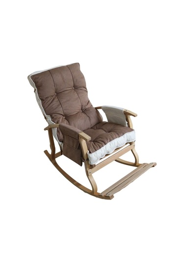 Ivo Office Padişah Ahşap Çift Minderli Çift Cepli Sallanan Sanda