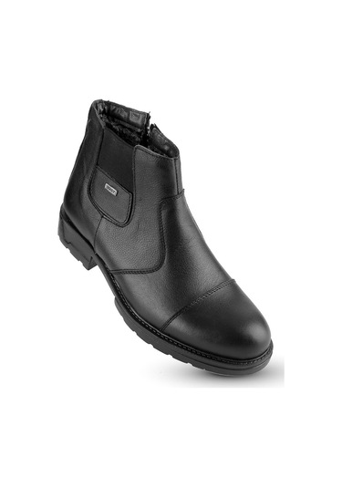 Budaks İçi Kürklü Hakiki Deri Kışlık Erkek Bot 225 Siyah