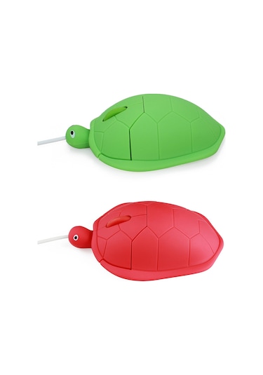 Springsun Sevimli Kaplumbağa Şekilli Usb Fare - 1600 Dpı, Ergonomik Tasarım, Pc/laptop İçin Diğer