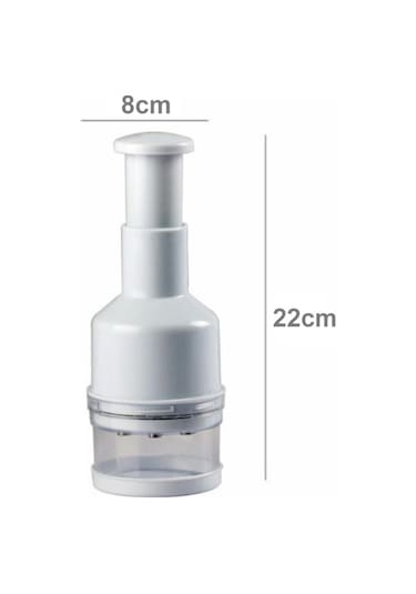 Stainless Steel Onion Cutting Instrument / Ginger Garlic Cutter, Size: 22x8x8cm, Random Color Delivery Diğer