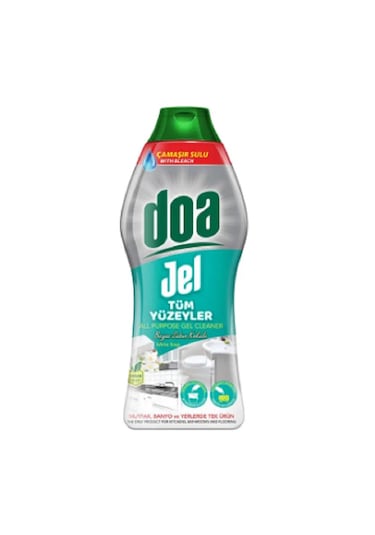 Doa Jel Tüm Yüzey Beyaz Sabun Kokulu Yüzey Temizleyici 750 Ml X 4 Adet 4'lü Set