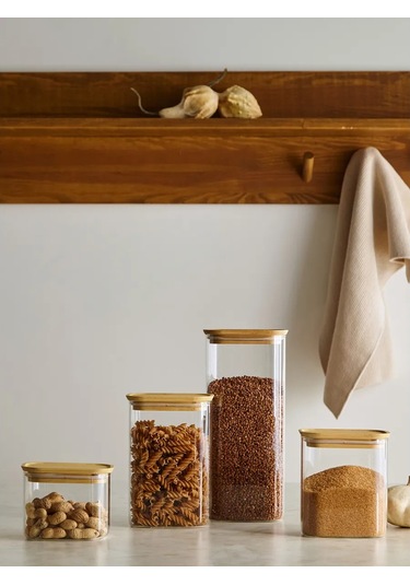 Smart Solutions Kuru Gıda Ürünleri İçin Cam Saklama Kabı 0,6 L 262653743