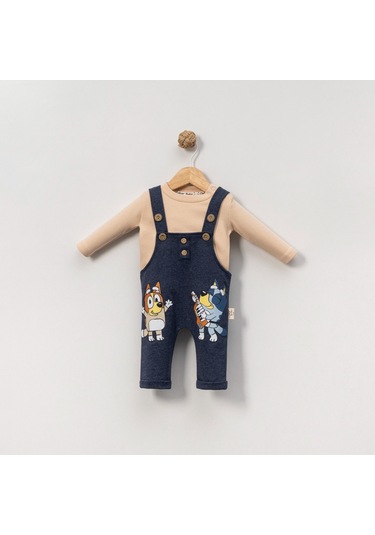 Çakar Bebe 3-12 Aylık Bluekey Erkek Slopet Tulum-7020160 - Lacivert Lacivert