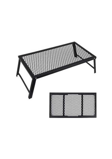 Bloomnest Pratik Katlanır Barbekü Ağırlılıklı Masa - Taşınabilir Su Geçirmez Kamp Masa Siyah