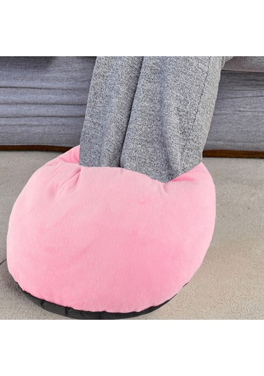 Moveevo Usb Hızlı Isıtma Ayak Isıtıcı - Çıkarılabilir Yıkama, Ev/ofis Kullanıma Uygun, Sabit Sıcaklık, Kış Soğuktan Koruma - Pembe Açık Pembe