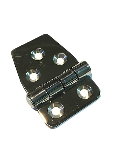 2'li Paslanmaz Krom Menteşe. 38x57mm. Krom 304