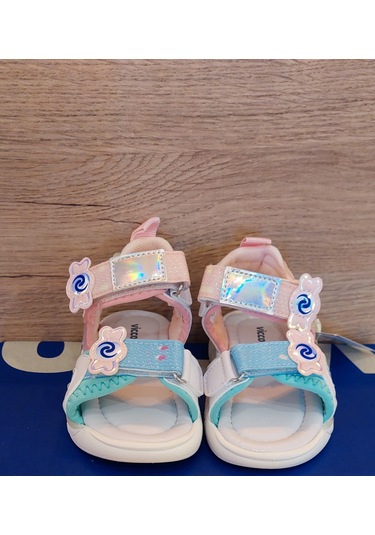 Vicco Arial Kız Çocuk Pudra Phylon Sandalet Pudra