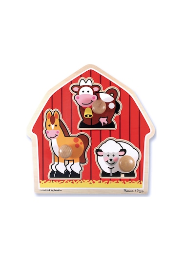 Melissa And Doug Ahşap Ilk Yapbozum Çiftlik Hayvanları