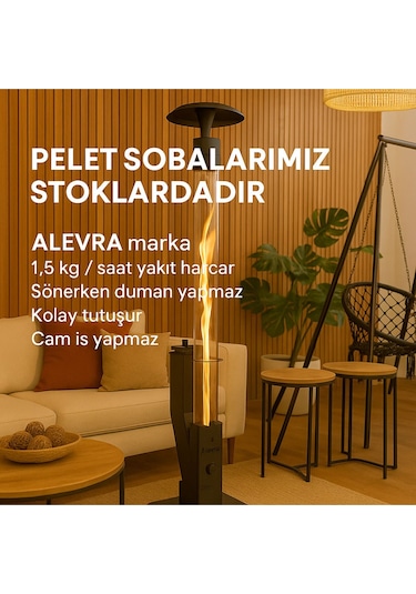 Fbt Pelet Sobasi Sabit Model Roket Soba