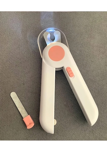 Evcil Hayvan Tırnak Makası Ve Törpü Ergonomik Tasarım Led Işıklı