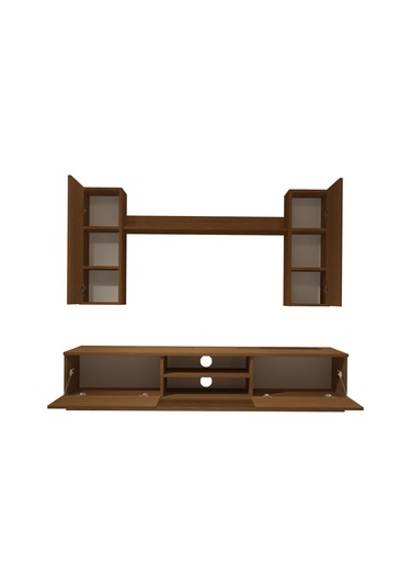 Decoraktiv Eko 5db Mdf Dvd Tv Ünitesi Tv Sehpası Ceviz