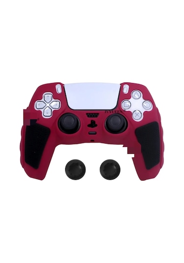 Ps5 Joystick Kol Silikon Kılıf Analog Koruyucu Set Bordo