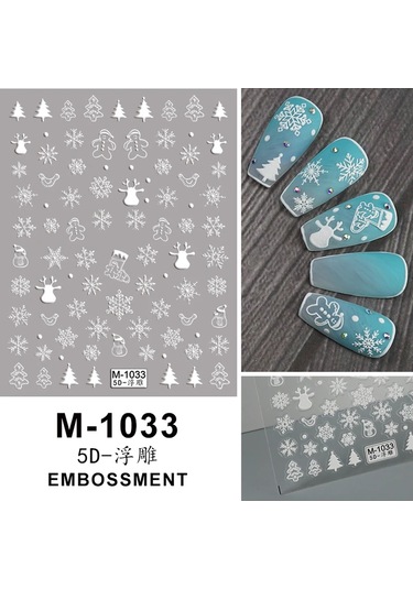 Nail Art Etiketler Çıkartmaları 5d Kabartmalı Kendinden Yapışkanlı Karikatür Çiçek Kelebek Yıldız Tırnak Çıkartmaları Transparent