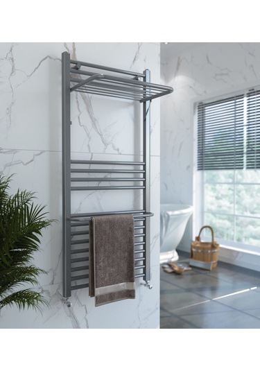 Duffmart Practical 6/11 Amortisörlü 60 x 110 CM Telegrey Havlupan