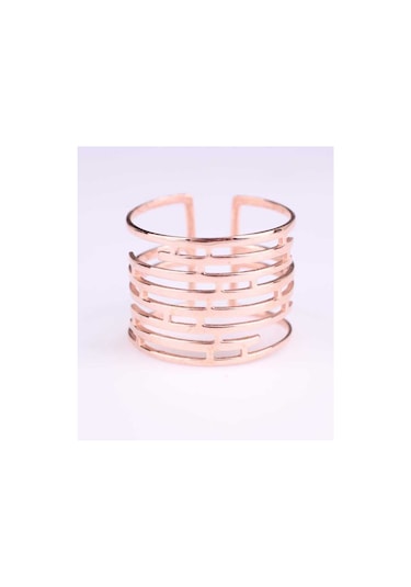 925 Ayar Gümüş Labirent Yüzük, Pembe Rose (Pembe)-Ayarlanabilir