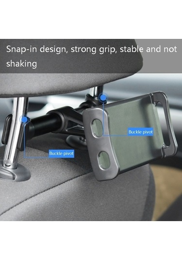 Wondernest Araba Koltuğu Teleskopik Braketi - Arka Yastık & Telefon Tutucu, 06 Yükseltme Sürümü Kırmızı Kırmızı