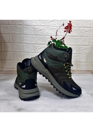 Jump 28680 Haki Waterproof Kaymaz Taban Erkek Bot 001