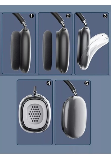 A&o  Airpods Uyumlu Max İçin Silikon Kılıf 164254524 Siyah