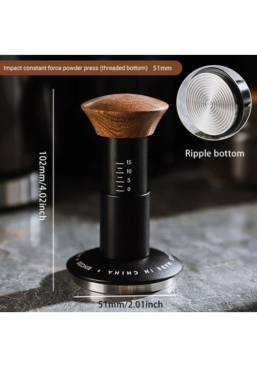 Topshop1 53 Mm 1 Adet Munden's Darbe Cekici Kahve Sikma Ale Ahşap