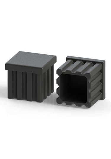 40x40 Plastik Profil İç Tapası Siyah 10 Adet