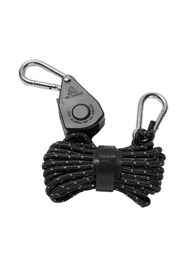 Suntek Cırcırlı Askı Halat Askısı Hızlı Kilitleme Siyah Siyah