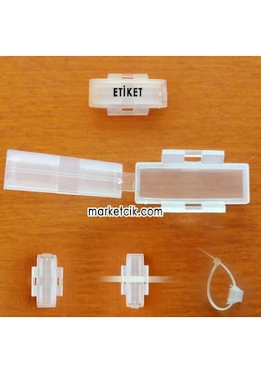 Pemsan Kablo Bağı Isimlendirme Etiketi 20X45 Mm 100 Adet