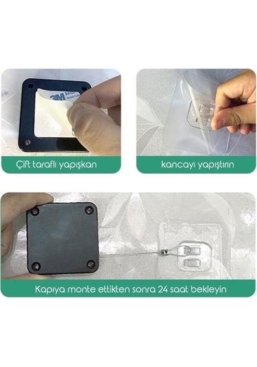 Otomatik Kapı Kapatıcı İp Tel Kapı Yayı Kapı İtme Yayı Halat