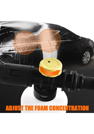 Karcher Uyumlu K2 - K7 Yüksek Basınçlı Köpük Tabancası Topu Tüm Plastik Taşınabilir Kö Yıkama Sabun Püskürtücü Sulama Başlıkları 45142763