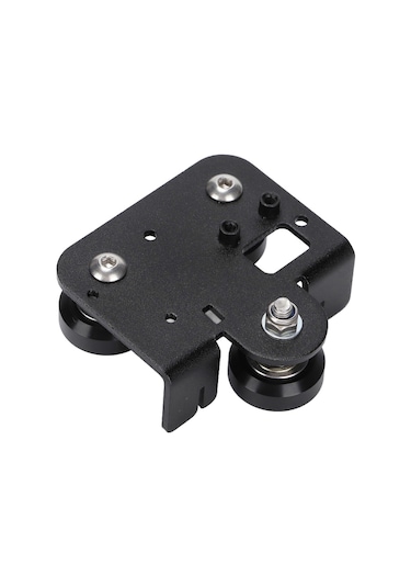 Ender3 V2 İçin Kasnaklı Siyah Metal 3d Yazıcı Ekstrüder Sırt Destek Plakası