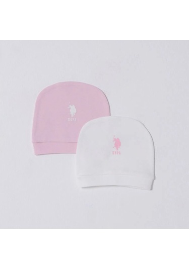 U.s. Polo Assn 2'li Bebek Şapkası Usb2495 Beyaz