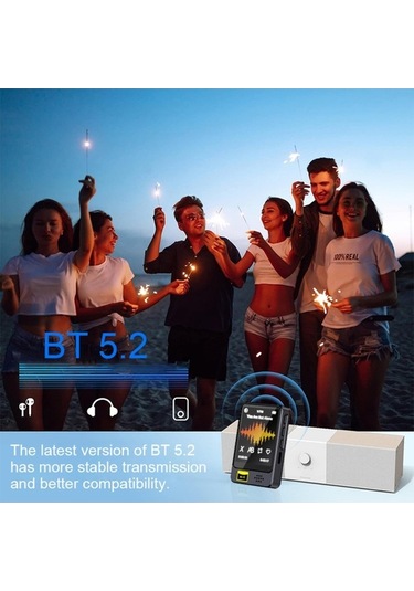 Novahub Usb Ses Oynatıcı Hi-fi Mp3/mp4 Mini Hoparlör, Kablosuz Bt, Usb Şarj, Spor Seyahat İçin Müzik Video Oynatıcı