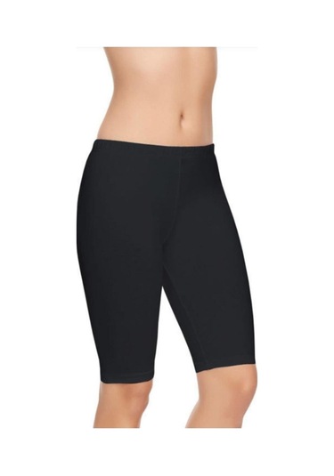 2103 Modal Elastan Kısa Tayt 3 Adet SiYAH