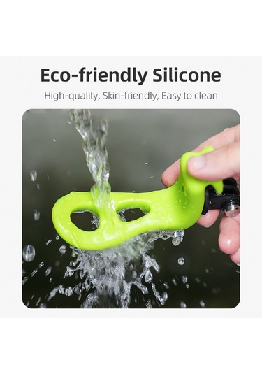 Monyee Telesın Tlq-001 Gri Silikon El Bileği Tutucu: 360 Döner, Çok Fonksiyonlu, Gopro 12-7/ınsta360 X3/pocket 2 Spor Kameraları İçin Uyumlu