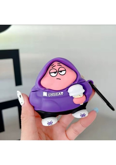 Airpods 4. Nesil Uyumlu Patrick Karakterli Silikon Kulaklık Kılıfı Pembe Belirtilmemiş Airpods 4. Ne Diğer