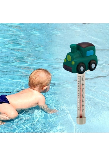Suntek Yüzer Havuz Termometresi Jakuzi Akvaryumlar Tren-şekli