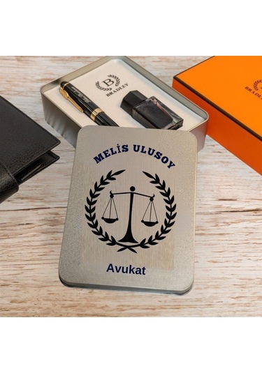 Avukatlara Özel Siyah Gold Dolma Kalem Siyah