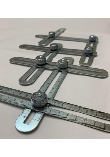 Benan Tools Çok Fonksiyonlu Delik Şablon Cetveli 127 Cm