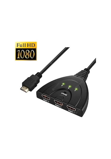 4586 Hdmi Çoklayıcı Switch 3 Port Çoğaltıcı
