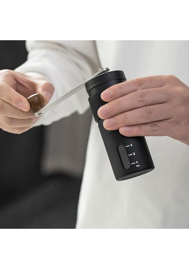 Homyl Taşınabilir El Kahve Öğütücü Kompakt Ev Ofis Siyah