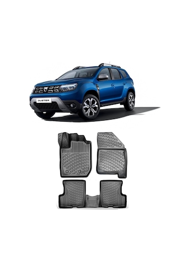 Dacia Duster 4 4 2018-2022 Btm 3d Havuzlu Paspas