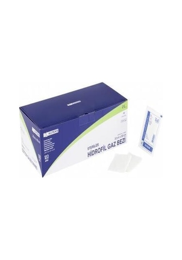 Kuteks Steril Hidrofil Gazlı Bez 30 x 80 CM 2'li 25 Adet