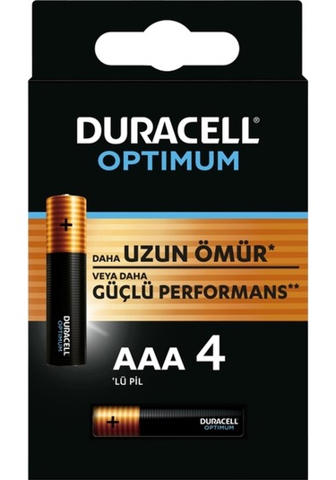 Duracell Optımum Aaa İnce Pil 4lü - -popvitrin Duracell