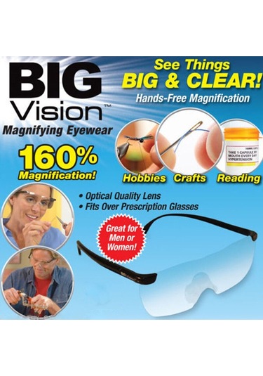 Oddity Büyüteçli Okuma Ve İş Gözlüğü %160 Zoom Gözlük