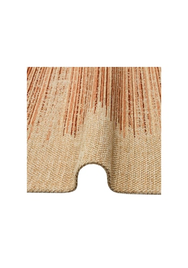 Eko Halı Brooklyn Brk 02 Bej Kaymaz İnce Hasır Dokuma Kilim