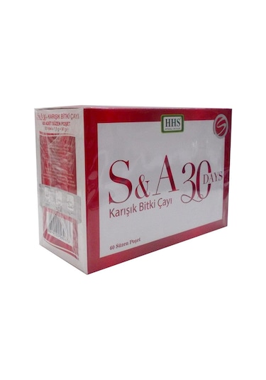 HHS SA30 Days Herbal Tea Süzen Poşet 60'lı