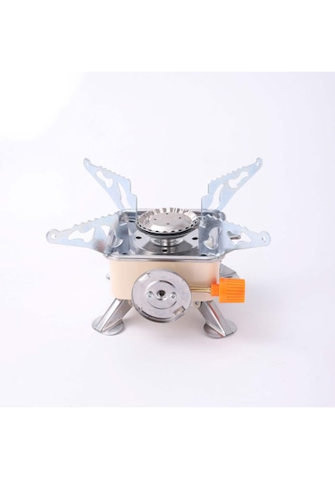 Kamp Ocağı Rüzgarda Sönmez - Mini & Taşınabilir Doğa Yürüyüşü Ve Trekking Pikik Ocağı - Katlanır Tüplü, Hafif, Kompakt Dağcılık Ve Seyahat İçin Açık Pembe